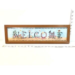Diane Arthurs Welcome Sign 20" x 6" C227